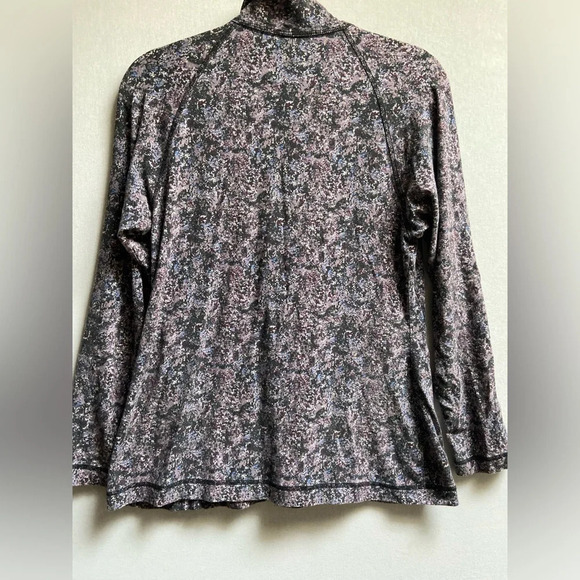 Blue Sky full zip organic cotton  3/4 sleeve jacket Sz S - Picture 2 of 9